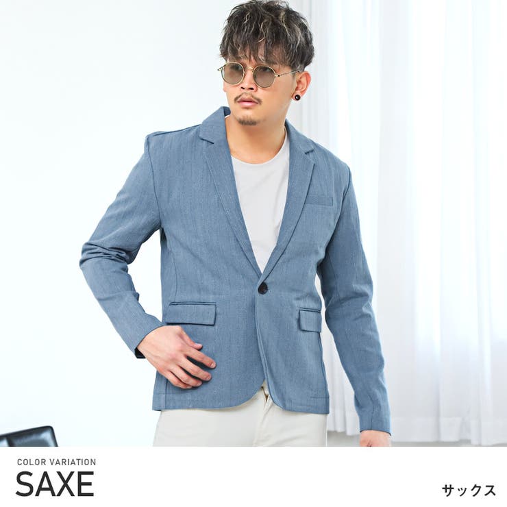 テーラードジャケット メンズ デニム[品番：LU000012462