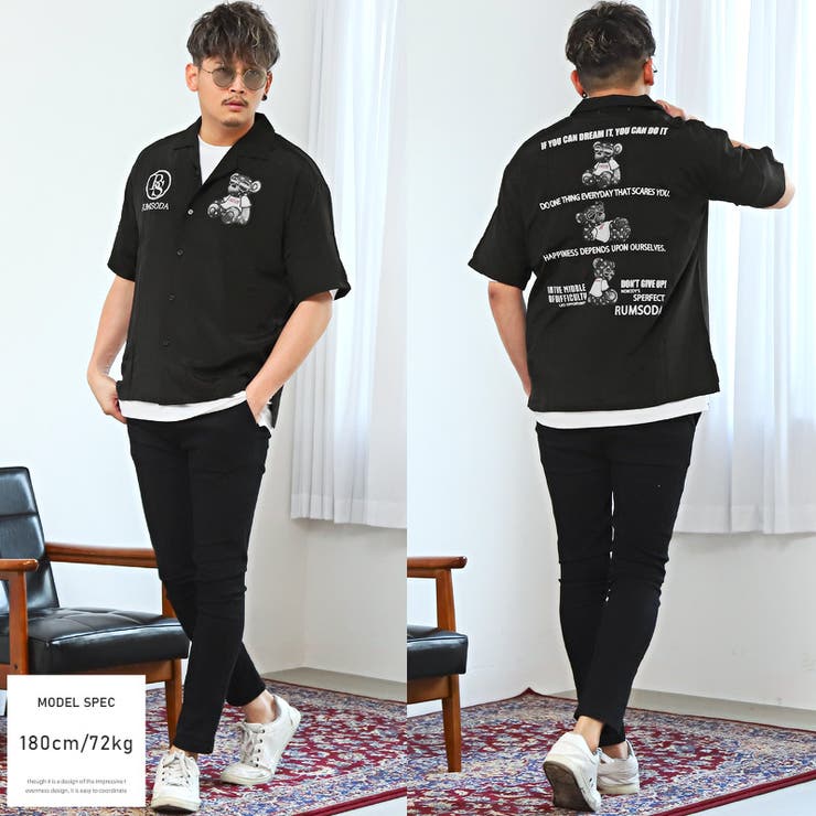 メンズシャツ ビッグシルエット ドロップショルダー | LUXSTYLE | 詳細画像8 