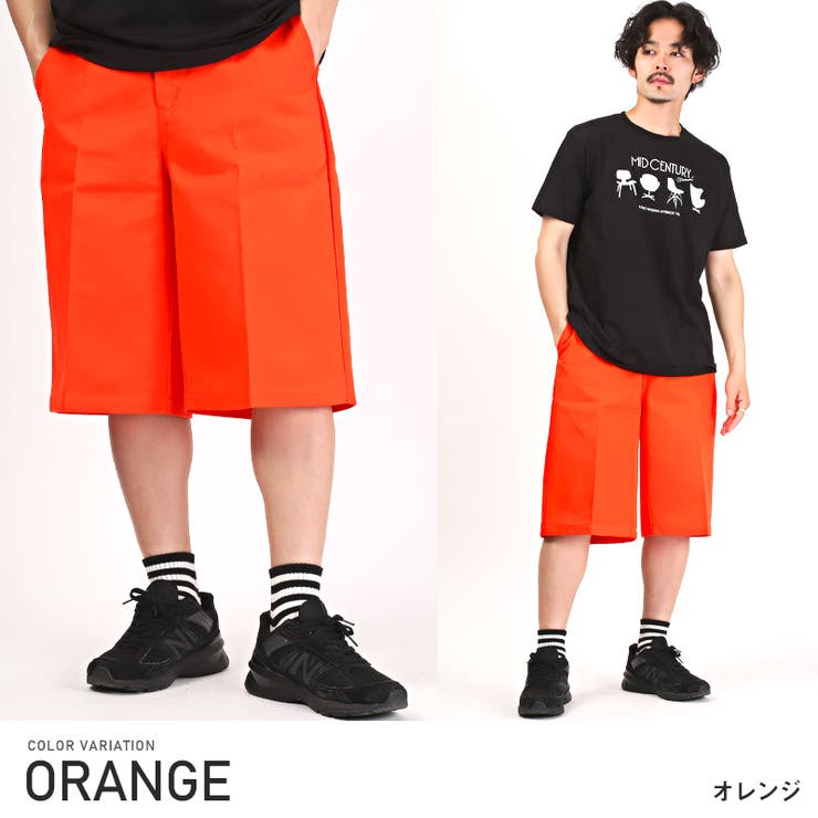 パンツ BAGGY HALF PANTS selle glant スラックス 2-TUCK WIDE BAGGY HALF PANTS/2タック