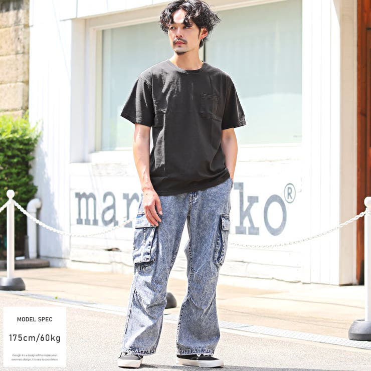 【胸ポケットワンポイント刺繍Tシャツ】メンズTシャツ 半袖Tシャツ カットソー | LUXSTYLE | 詳細画像5 