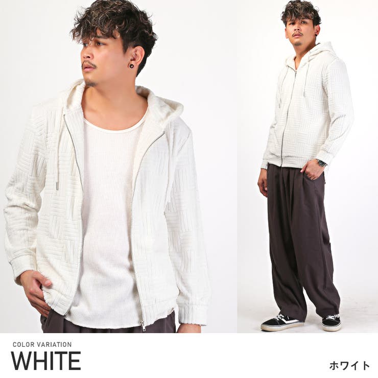 パーカー メンズ ジップアップ[品番：LU000012569]｜LUXSTYLE