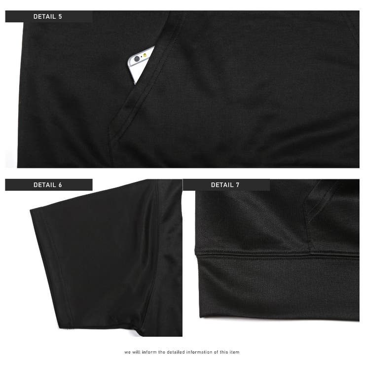 メンズパーカー プルパーカー ドロップショルダー | LUXSTYLE | 詳細画像10 