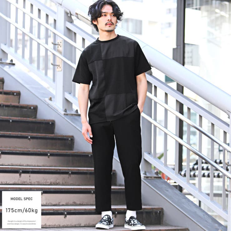 Tシャツメンズ切替トップスメンズTシャツカットソー半袖クルーネック接触冷感冷感涼しいクールリサイクル素材エコ再生ポリエステルクールタッチ無地異素材カジュアルきれいめキレカジaa-2489