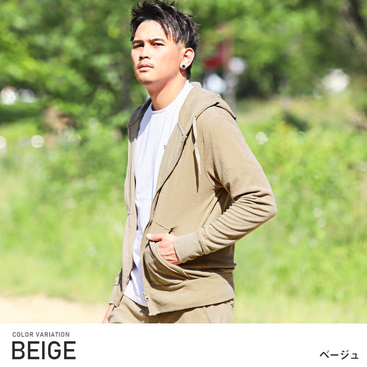 ボトムス別売り※ メンズパーカー ジップパーカー[品番