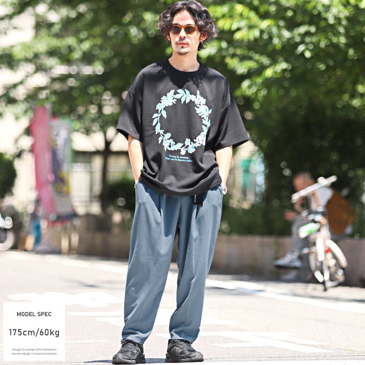 パンツメンズテーパードスラックスワイドパンツボトムスメンズパンツズボンワイドイージーパンツタックパンツ梨地ジャージ無地リラックスルーズシンプルカジュアルaa-2572