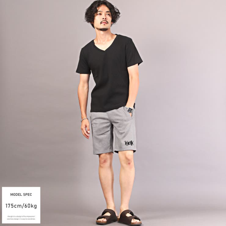 ショートパンツメンズショーツスウェード型押しモチーフ総柄刺繍ロゴメンズパンツハーフパンツイージーパンツショート丈起毛ルームウェア部屋着カジュアルaa-2605
