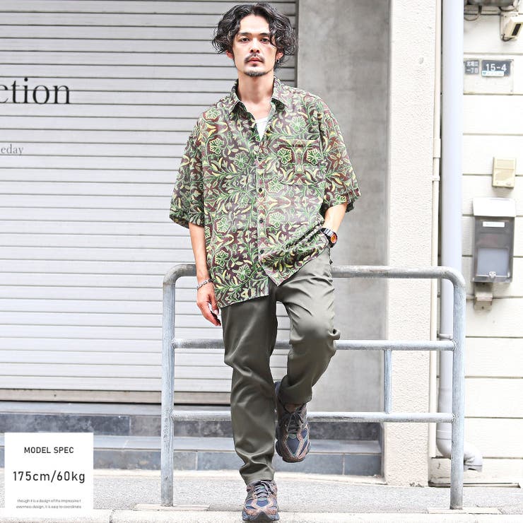 半袖シャツ メンズ ビッグシルエット[品番：LU000012707]｜LUXSTYLE 