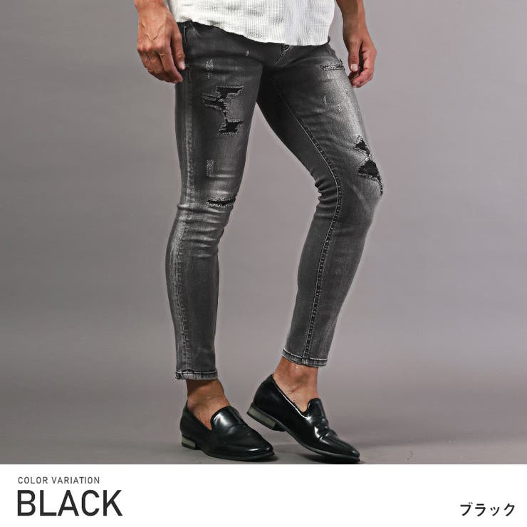 【大特価!!】 メンズパンツ メンズデニム スキニーパンツ[品番：LU000012831 パンツ