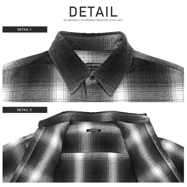 メンズシャツ オンブレチェック 総柄 | LUXSTYLE | 詳細画像11 