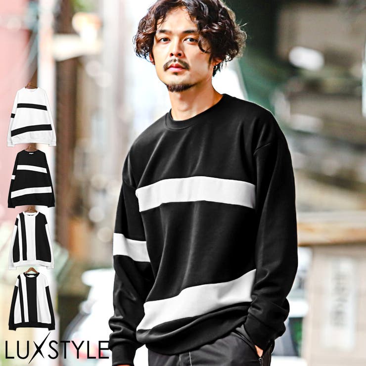 メンズトレーナー スエット ビッグシルエット | LUXSTYLE | 詳細画像1 