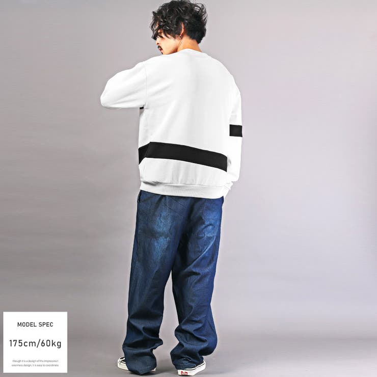 メンズトレーナー スエット ビッグシルエット | LUXSTYLE | 詳細画像8 