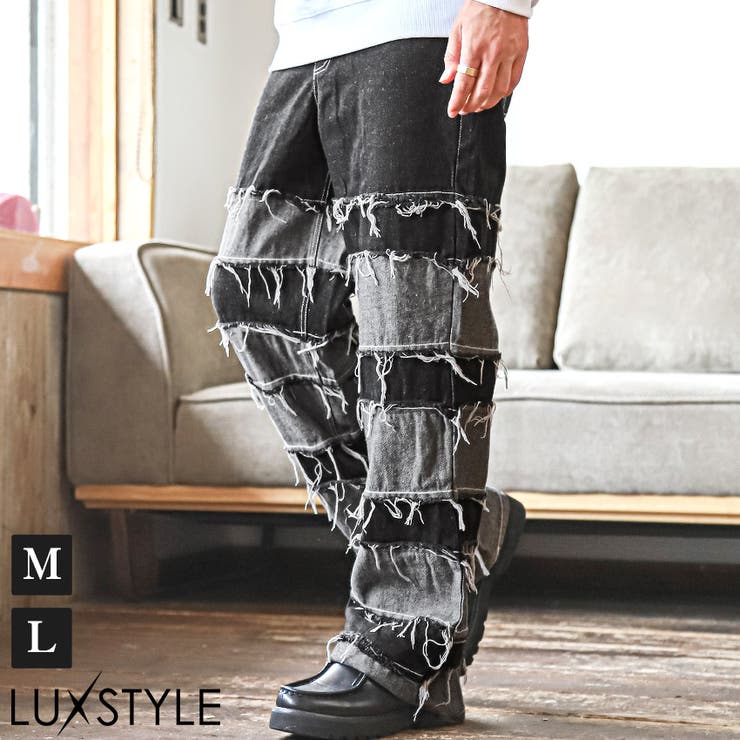 メンズパンツ ワイドパンツ フリンジ[品番：LU000012807]｜LUXSTYLE