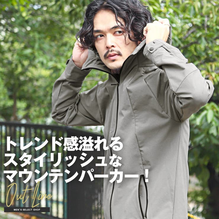 マウンテンパーカーメンズストレッチナイロン止水ジップロゴプリントメンズパーカーハイネックフードドローコードスポーティトレーニングジムウェアaa-2720