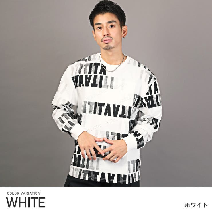 ロンT レディース 白 トップス オールシーズン Tシャツ 長袖