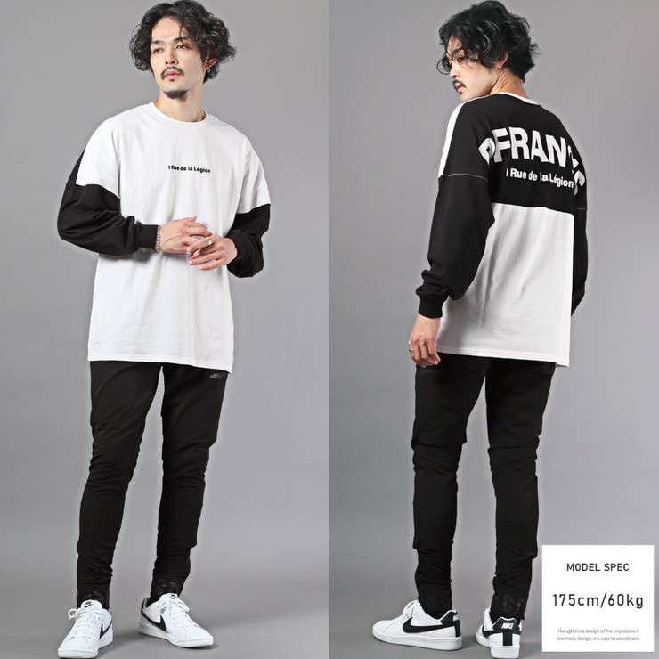 【TRAP U(トラップユー)天竺ロゴプリントドルマンロンT】メンズロンT クル… | LUXSTYLE | 詳細画像11 