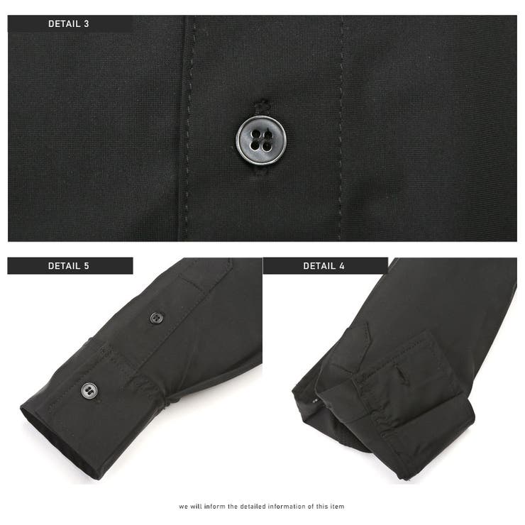 長袖シャツ メンズ レギュラーカラー | LUXSTYLE | 詳細画像10 