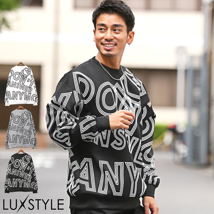 メンズトレーナー 長袖 スエット[品番：LU000012841]｜LUXSTYLE（ラグ