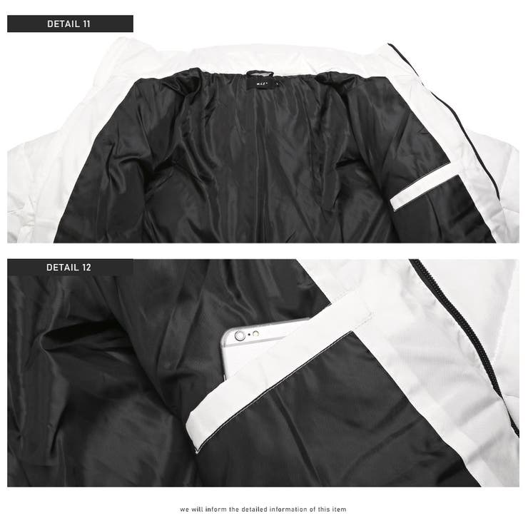 中綿ジャケット メンズ ブルゾン | LUXSTYLE | 詳細画像15 