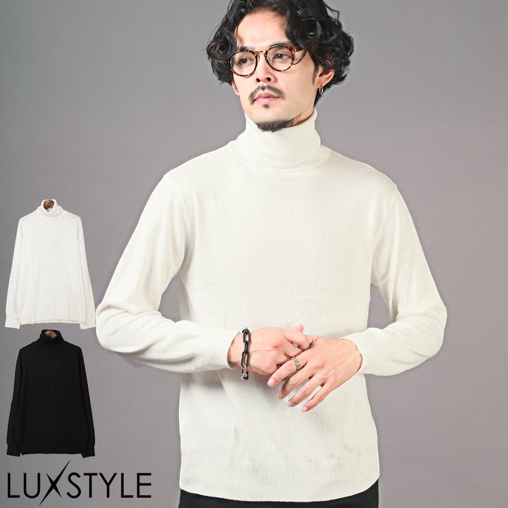 ニット メンズ タートルネック | LUXSTYLE | 詳細画像1 