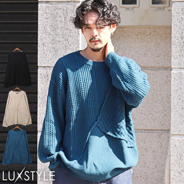 ニット メンズ セーター[品番：LU000012938]｜LUXSTYLE（ラグスタイル）のメンズファッション通販｜SHOPLIST（ショップリスト）