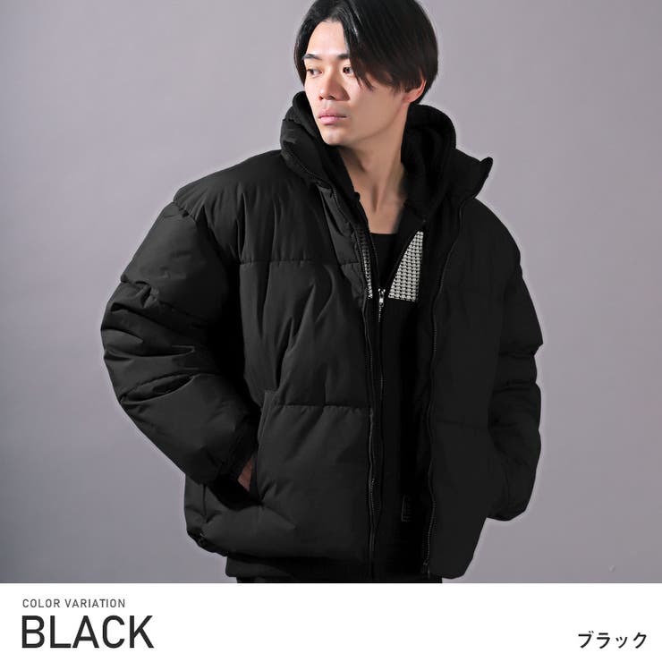 中綿ジャケット メンズ フェイクダウン