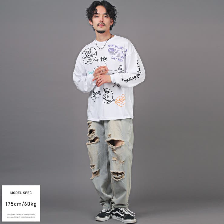 デニムパンツ・メンズ・ワイド・バギーパンツ・ダメージ・ジーンズ・ボトムス・メンズパンツ・ワイドパンツ・イージーパンツ・無地・コットン・綿・太め・ゆったり・アメカジ・カジュアル・ストリート・韓国・aa-2905
