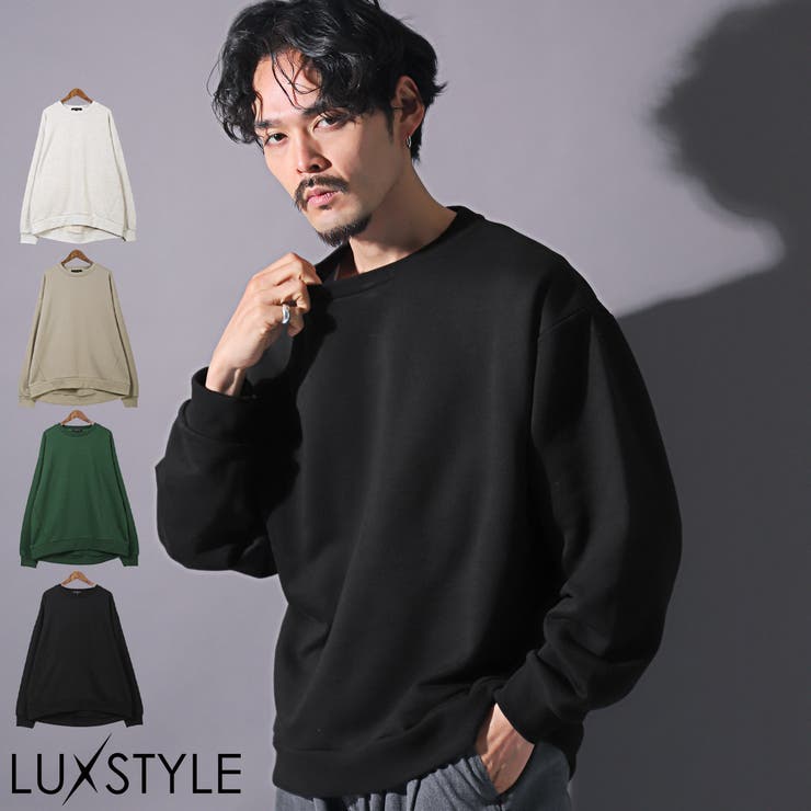 トレーナー メンズ ビッグシルエット | LUXSTYLE | 詳細画像1 