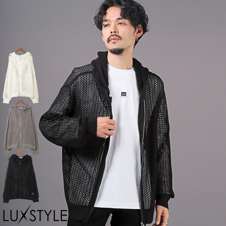 パーカー メンズ ジップアップ[品番：LU000013027]｜LUXSTYLE