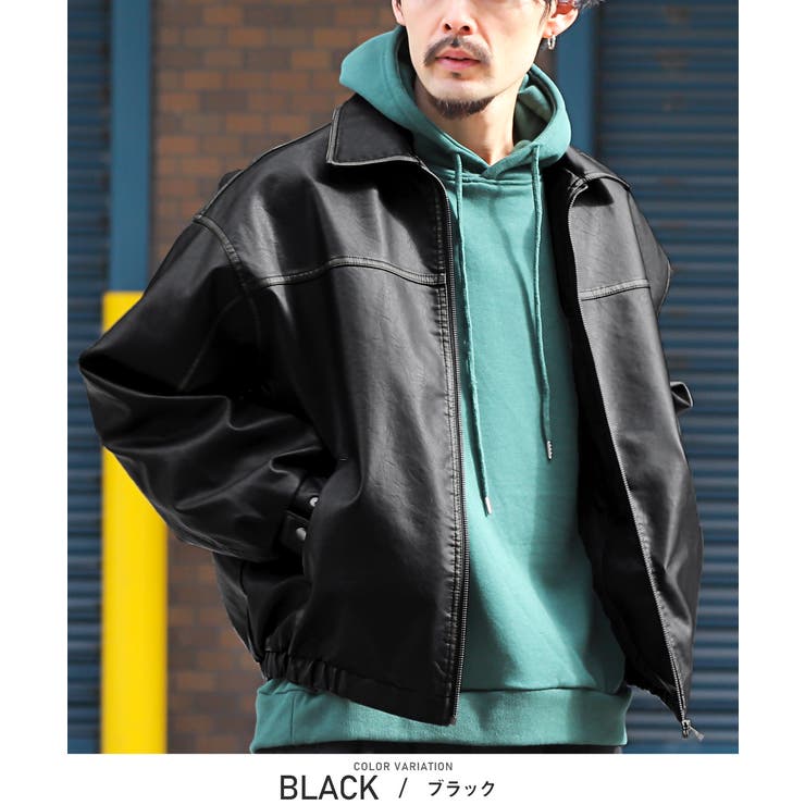 レザージャケット メンズ  ブルゾン[品番：LU000013013]｜LUXSTYLE（ラグスタイル）のメンズファッション通販｜SHOPLIST（ショップリスト）