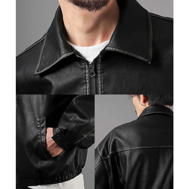 レザージャケット メンズ  ブルゾン[品番：LU000013013]｜LUXSTYLE（ラグスタイル）のメンズファッション通販｜SHOPLIST（ショップリスト）