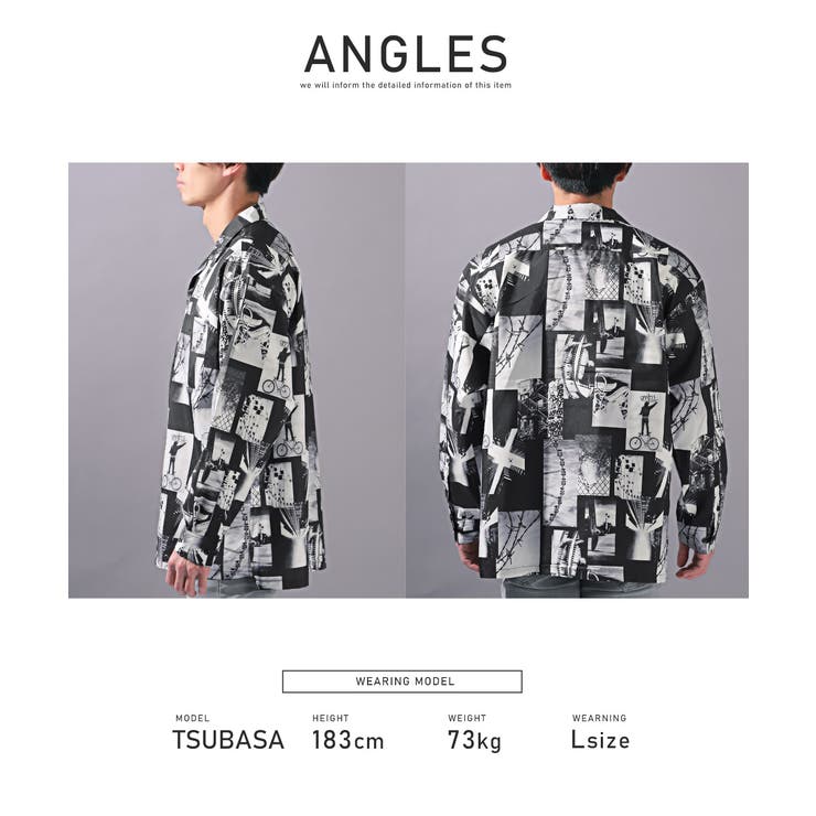 長袖シャツ メンズ 総柄[品番：LU000013040]｜LUXSTYLE（ラグ