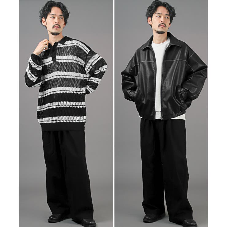 ワイドパンツ メンズ ストレート | LUXSTYLE | 詳細画像9 