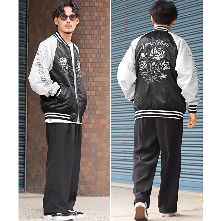 スカジャン メンズ ブルゾン[品番：LU000013086]｜LUXSTYLE