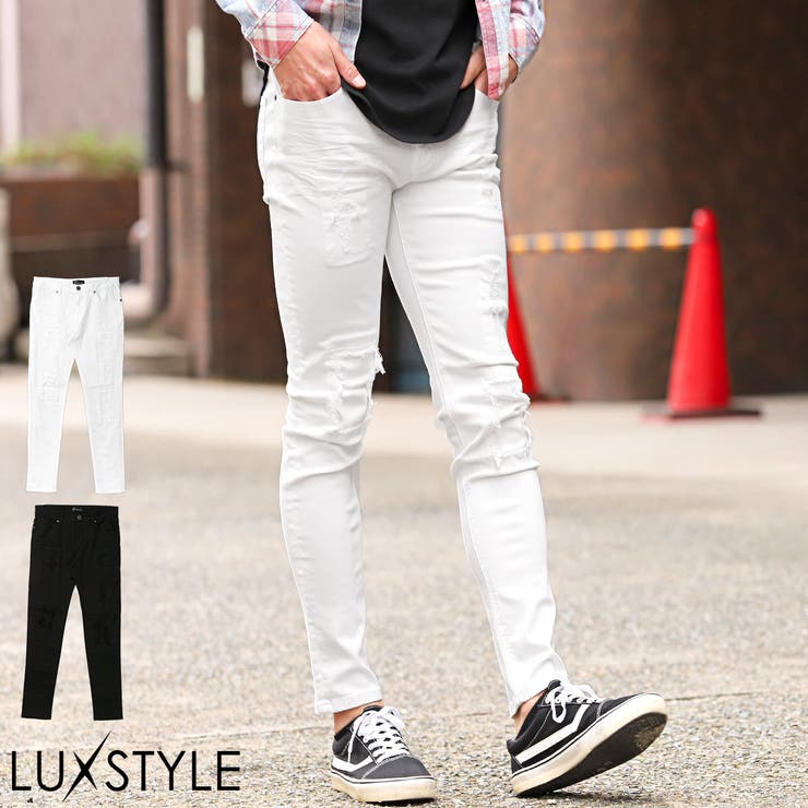 スキニーパンツ デニムパンツ メンズ[品番:LU000013061 スキニーパンツ デニムパンツ メンズ[品番:LU000013061