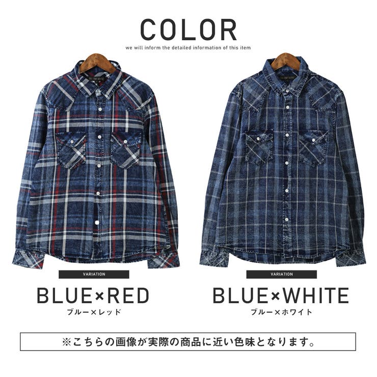 長袖シャツ メンズ チェック柄 [品番：LU000013067]｜LUXSTYLE（ラグスタイル）のメンズファッション通販｜SHOPLIST（ショップリスト）