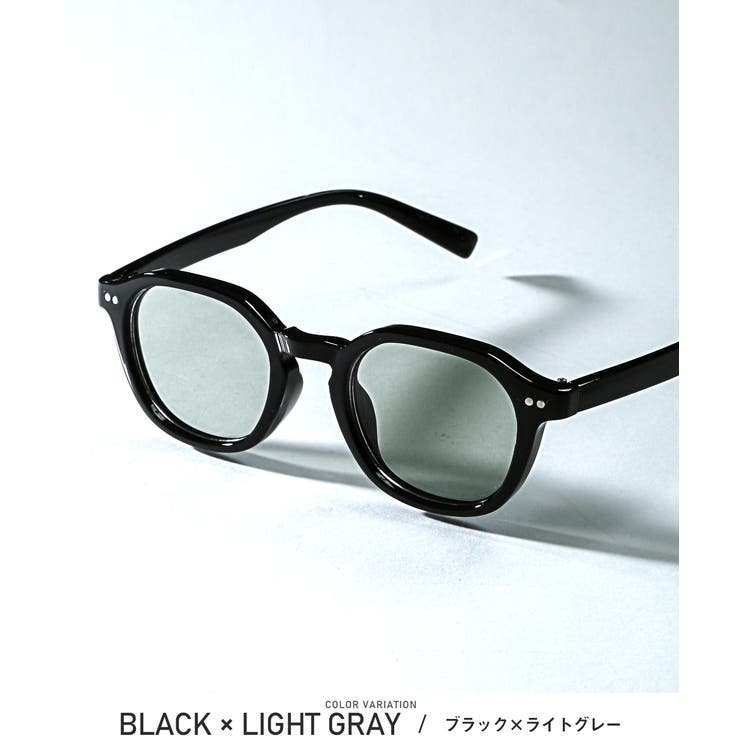 ブラック×ライトグレー | LUXSTYLE ラグスタイル サングラス | LUXSTYLE