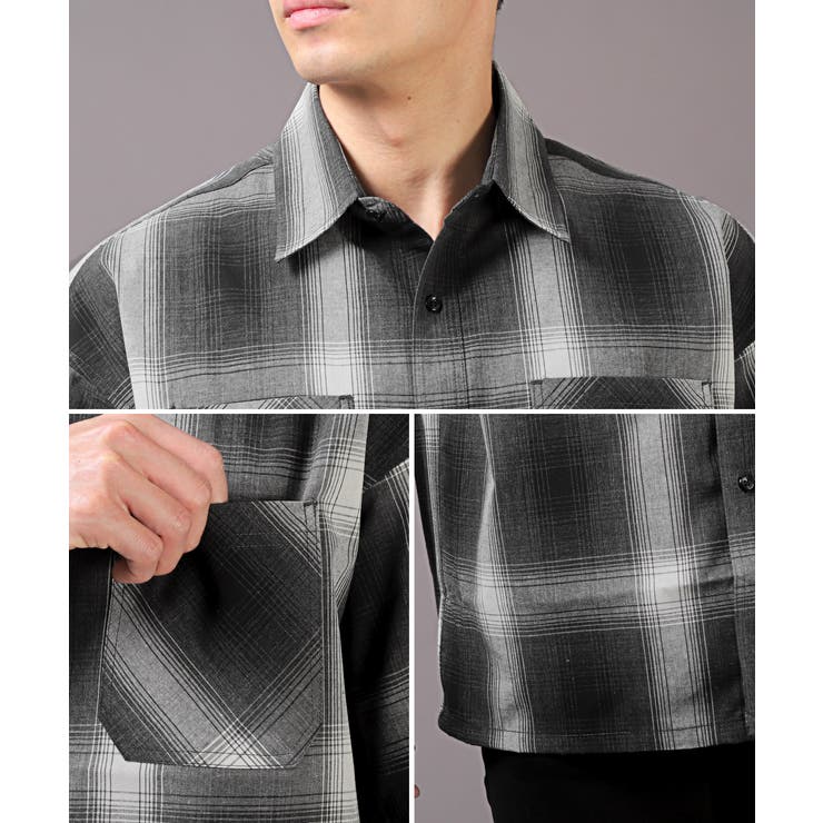 半袖シャツ メンズ チェックシャツ | LUXSTYLE | 詳細画像6 