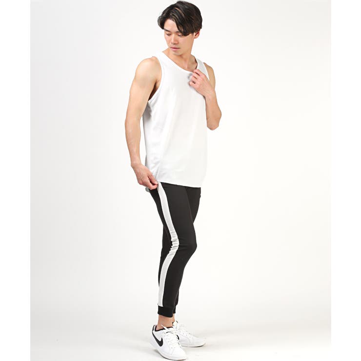 タンクトップ メンズ メッシュタンクトップ[品番：LU000013201