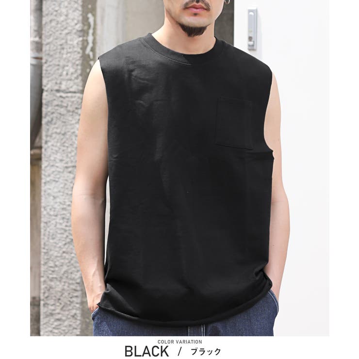 ノースリーブ メンズ Tシャツ[品番：LU000013164]｜LUXSTYLE
