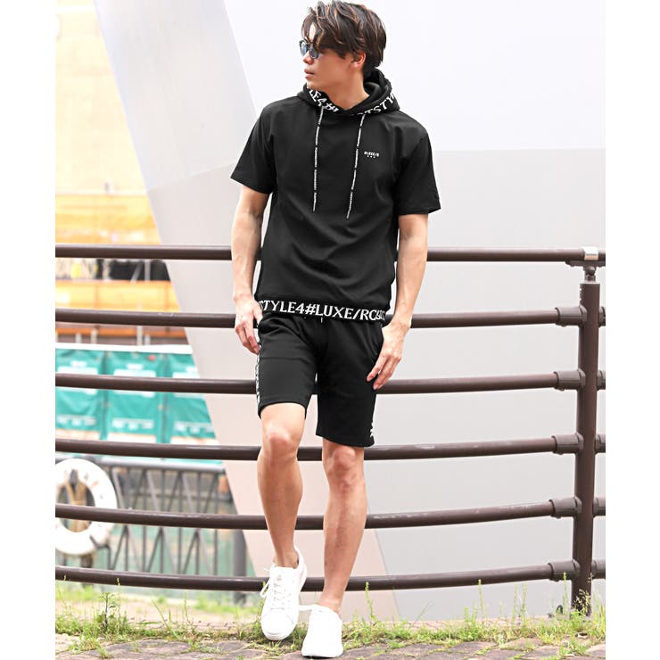 送料無料・LUXE/R(ラグジュ)ポンチリブジャガードショートパンツ・ハーフパンツ・メンズパンツ・ルームウェア・父の日・カジュアル