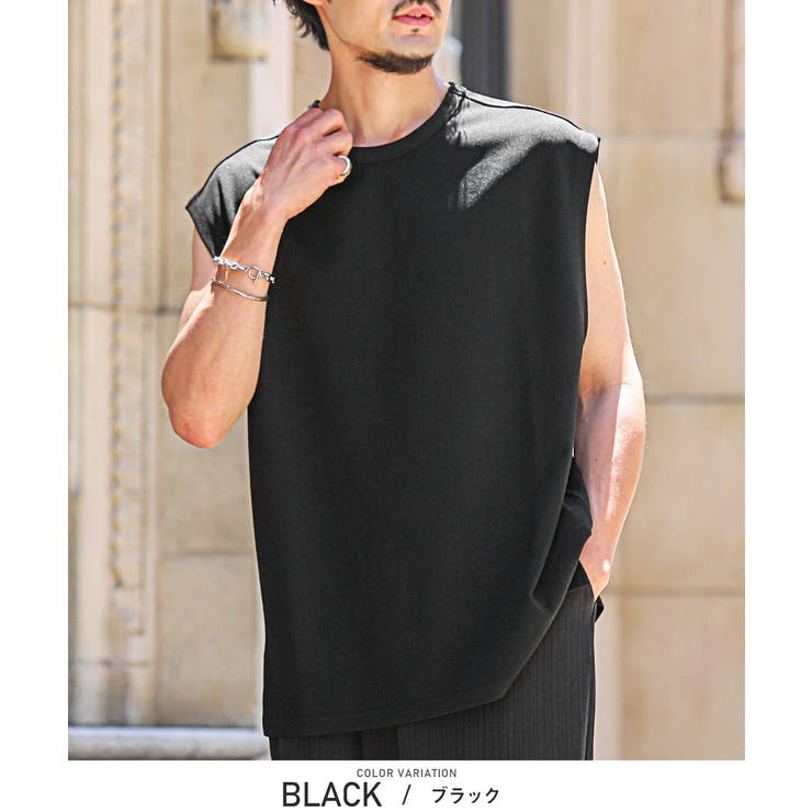 BRIEFING ノースリーブ ブラック パイル地 Lサイズ ノースリーブ メンズ Tシャツ[品番：LU000013164]｜LUXSTYLE