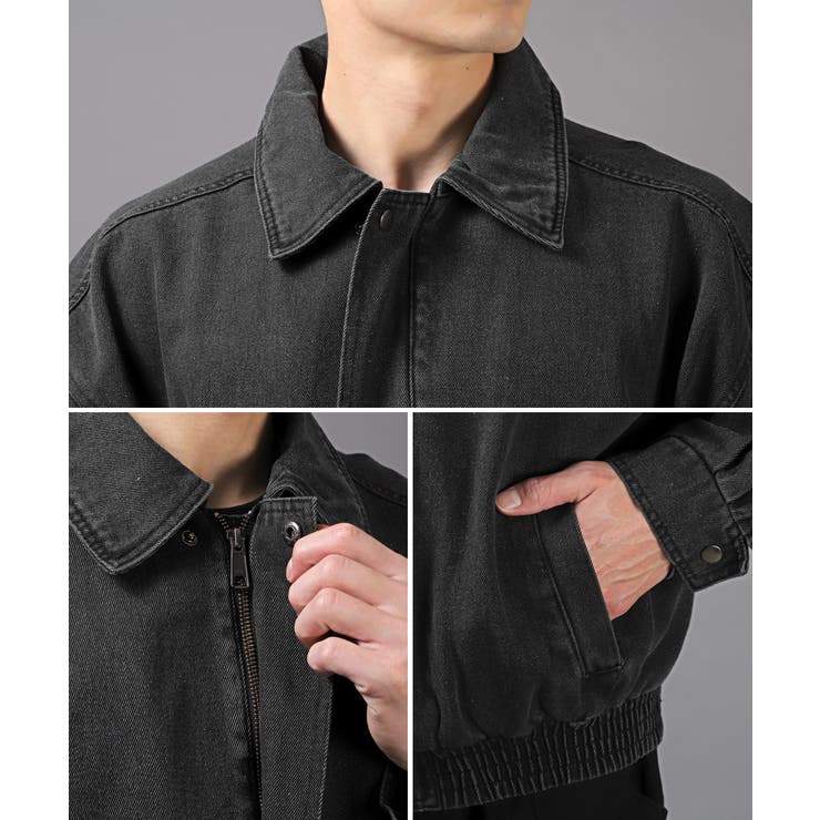 デニムブルゾン メンズ Gジャン | LUXSTYLE | 詳細画像7 