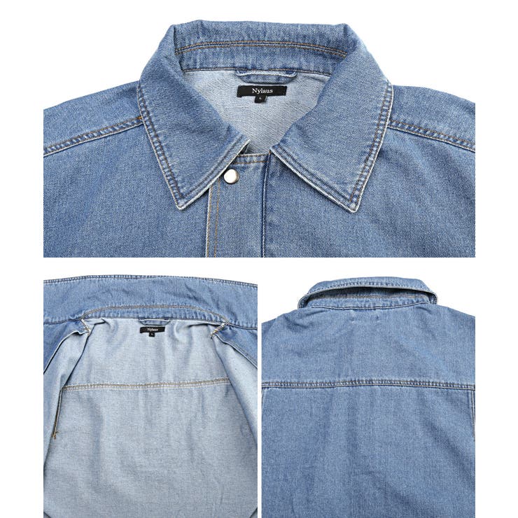 デニムブルゾン メンズ Gジャン[品番：LU000013120]｜LUXSTYLE（ラグ