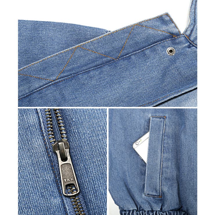 journal standard luxe 【APRIL】デニムブルゾン AMBIDEX Store ○Volume Sleeve デニムブルゾン(F コン): l