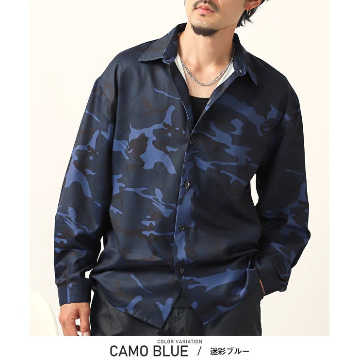 シャツ メンズ 長袖 長袖シャツ オーバーサイズ 柄シャツ ファッション メンズ レディース 秋 冬 2024AW (147-6403) ＃ :  147-6403 : zip - 通販