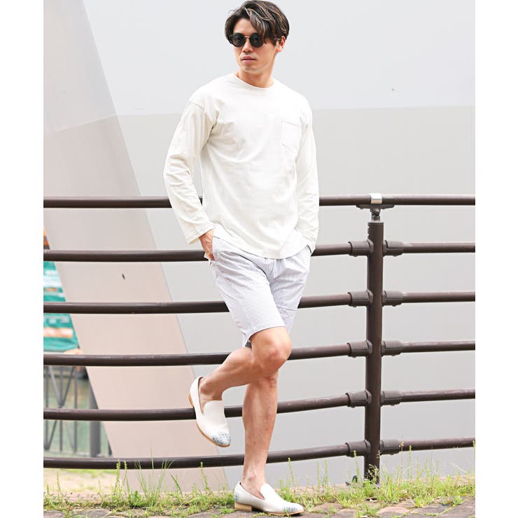 無地胸ポケットロンT・オーバーサイズ・BIG・ユニセックス・長袖Tシャツ・カットソー・コットン・綿・シンプル・カジュアル・アメカジ