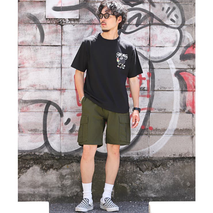 ショートパンツ メンズ カーゴパンツ[品番：LU000013208