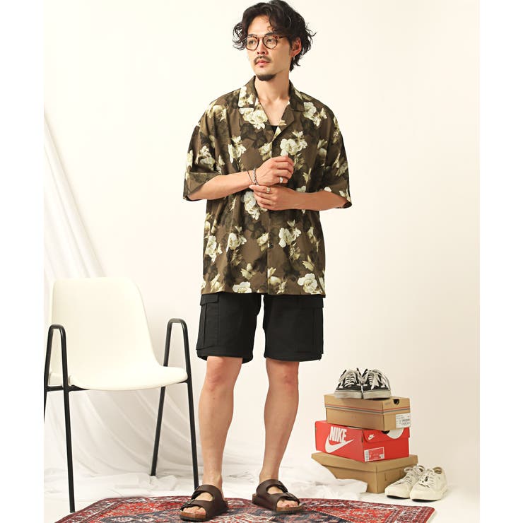 半袖シャツ オープンカラーシャツ メンズ | LUXSTYLE | 詳細画像8 