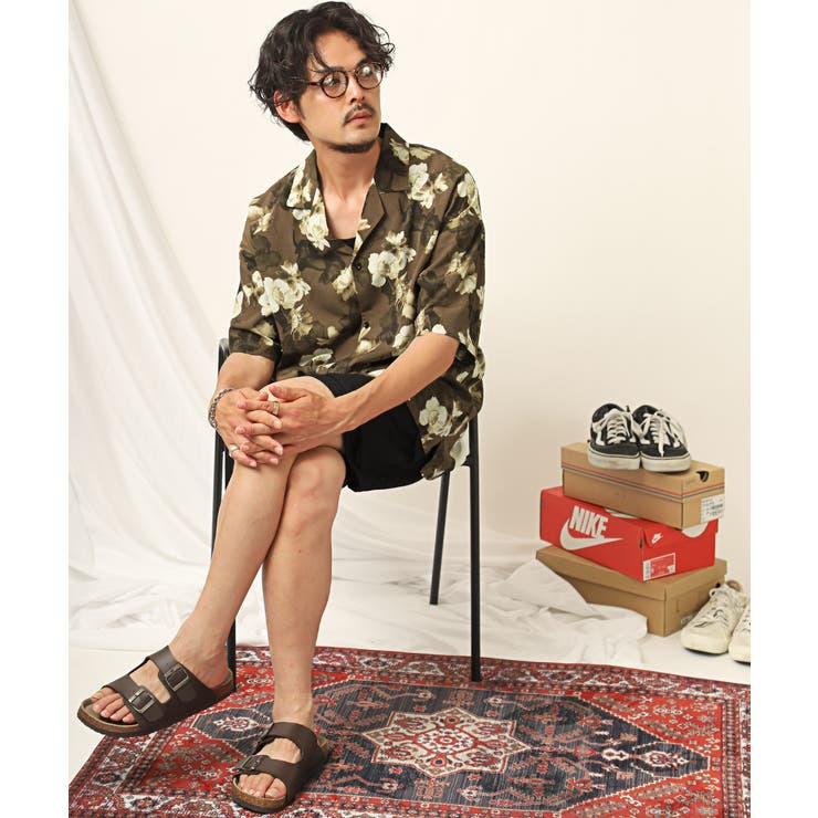 半袖シャツ オープンカラーシャツ メンズ | LUXSTYLE | 詳細画像5 