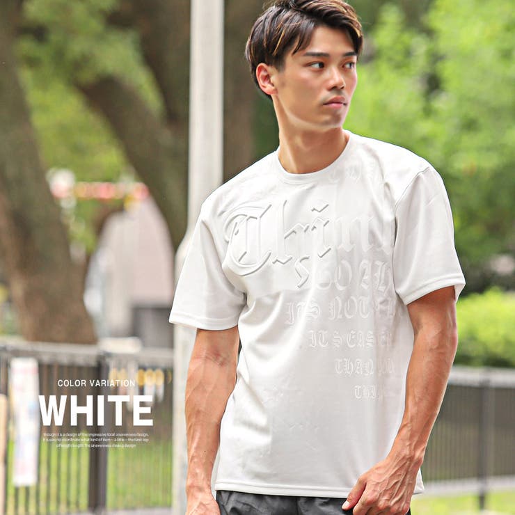 ホワイト | 半袖Tシャツ メンズ カットソー | LUXSTYLE